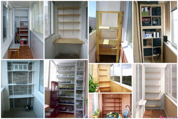Как выбрать мебель для организации системы хранения вещей на балконе