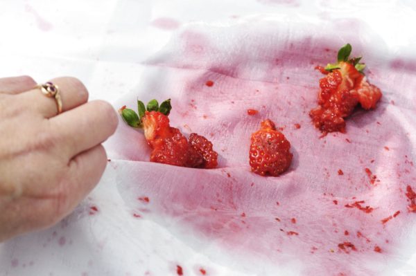 Чем вывести пятно от ягод и фруктов