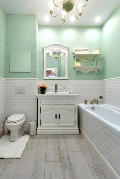 Как создать ванную комнату в стиле прованс