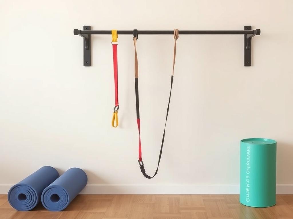Три вещи, которые реально окупят место в твоей квартире: фитнес-резинки, коврик для йоги и турник