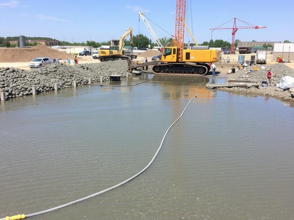 Строительное водопонижение: как бороться с водой на стройплощадке