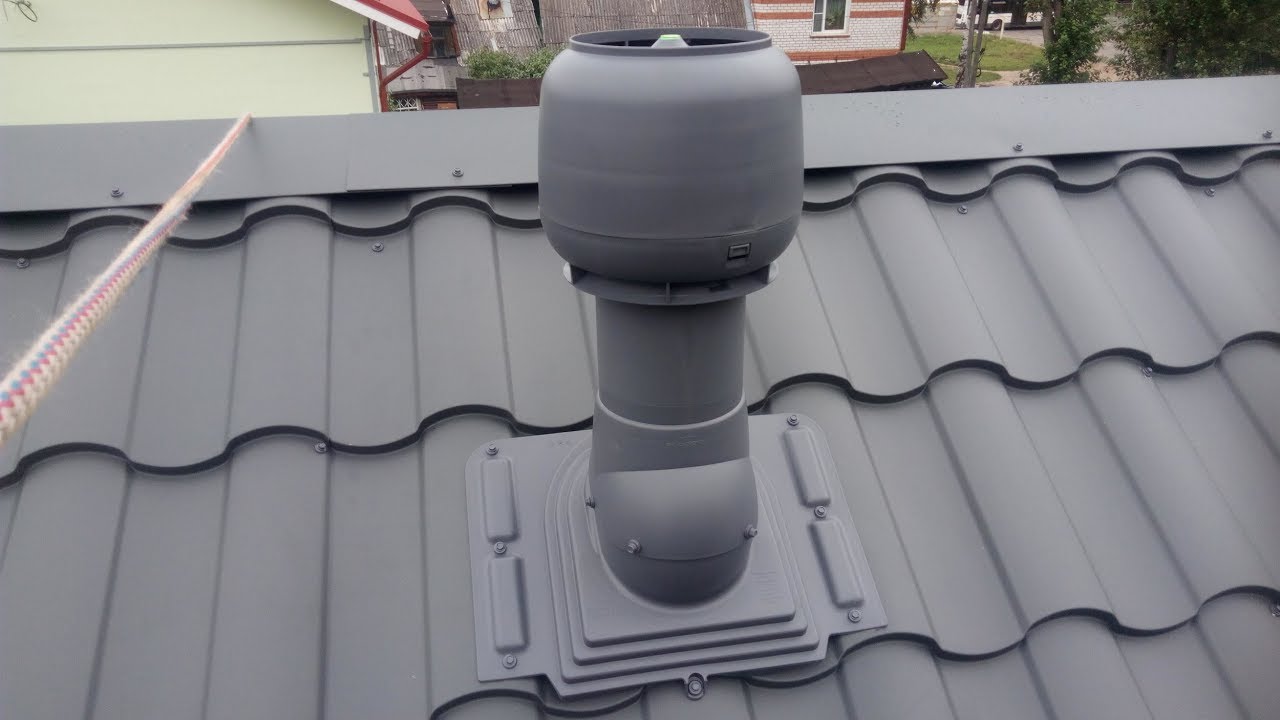 Вентиляционный грибок на крышу - предназначение, техника монтажа и советы специалистов