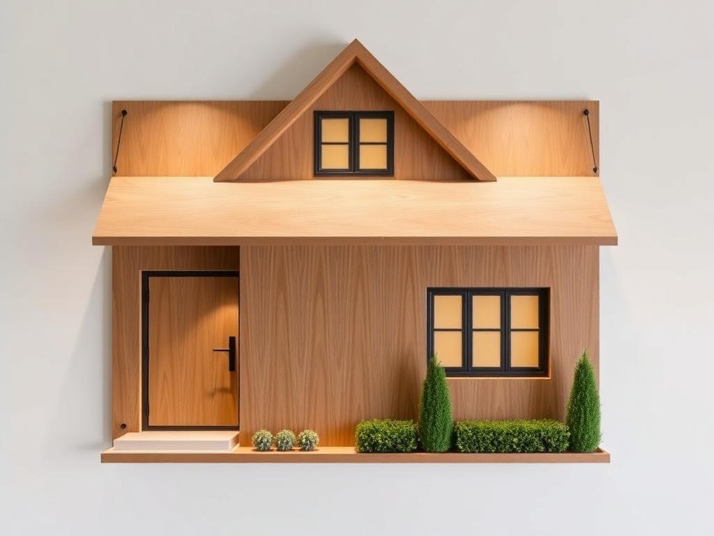 MPC board for finishing a private houseфото