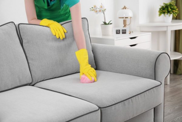 Выбор средств для сухой и влажной чистки мягкой мебели