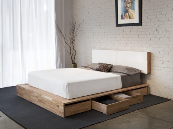 Преимущества кровати-подиума в спальне