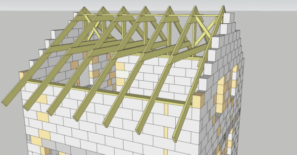 Крыша своими руками — чертежи в 3D можно получить с помощью строительного ПО.