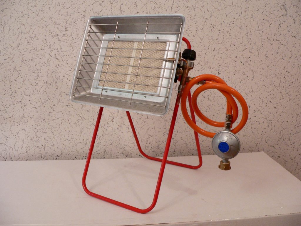 Переносная инфракрасная горелка также работает на газу, но не относится к инструменту.