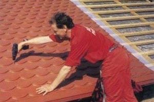 покрытие крыши металлочерепицей