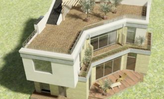проекты домов с плоской крышей