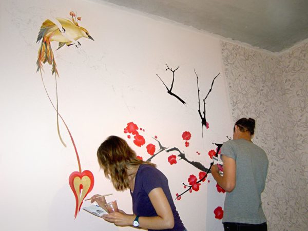 5 идей для росписи стен квартиры своими руками