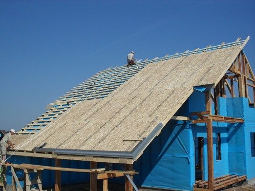 схема строительства крыши